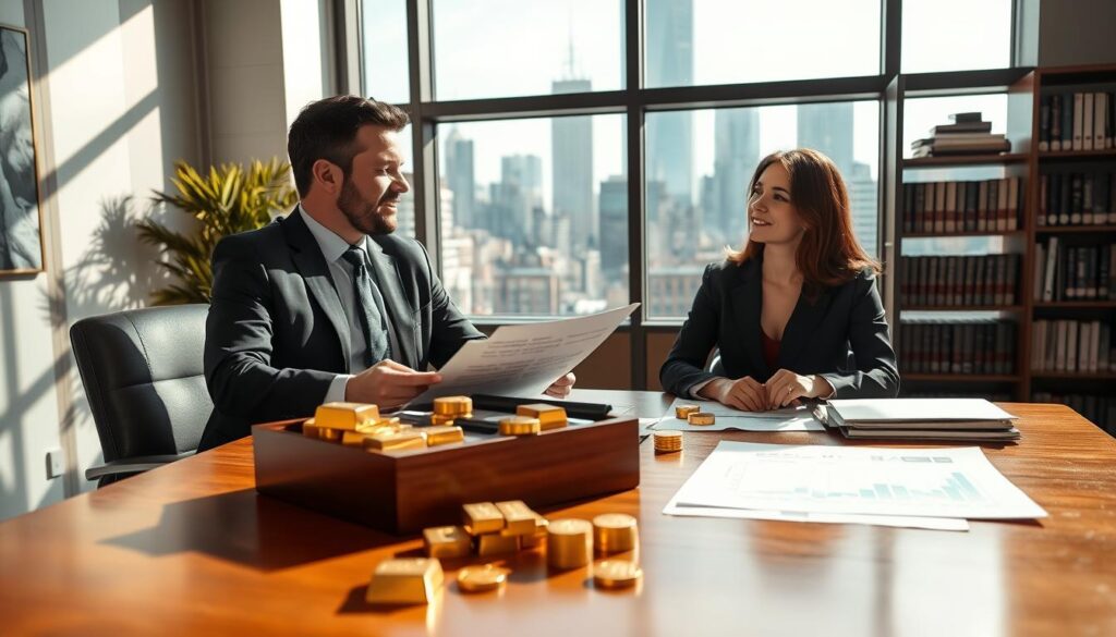 what is a gold broker