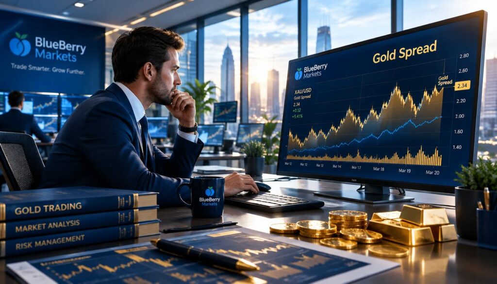 blueberry markets gold spread
